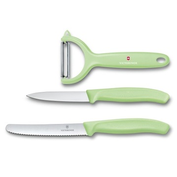 VICTORINOX Zestaw noży do warzyw i owoców 3 Kolory