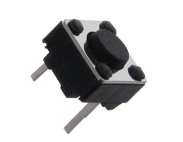 ТАКТОВЫЙ ПЕРЕКЛЮЧАТЕЛЬ 6X6мм h-4,3мм 2-КОНТАКТНЫЙ 10-ШТ.