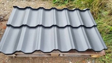 Трапециевидный лист на заказ, лист T18, графитовый красный, RAL 7016, RAL 3009