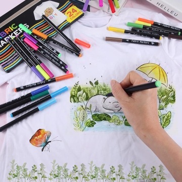 МАРКЕРЫ, РУЧКИ, НАБОР ДЛЯ ОДЕЖДЫ, ШЛЯПЫ, ОБУВИ, ФУТБОЛКИ, СУМКИ, ХОРОШИЕ МАРКЕРЫ 24Ч.