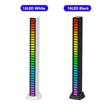 Светодиодная музыкальная лампа RGB, управление через приложение, синхронизация со звуковым компьютером