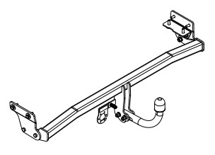BEZ ŘEZANÍ NÁRAZNÍKU ZAŘÍZENÍ(HÁK) KIA SOUL 2011-2014 I 1 FL AM TÁŽNÝ +KAPTURKI