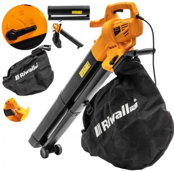 ELEKTRYCZNA DMUCHAWA DO LIŚCI ŚNIEGU Z FUNKCJĄ MIELENI RIWALL 3200W MOC