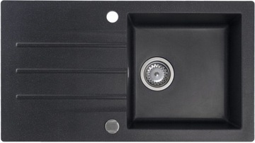 Zlewozmywak KERNAU KGS A 50 1B1D BLACK METALLIC