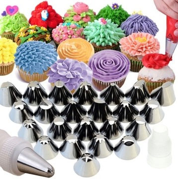TYLKI CUKIERNICZE TYLKA DO DEKOROWANIA TORTÓW CIAST BABECZEK MUFFIN 24 SZT