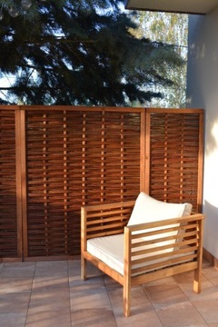 САЛЕРНО плетеная панель, ограждение, плетеный забор - размер 80 х 130 см