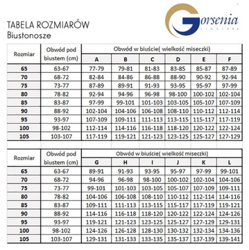 Biustonosz miękki K378 Victoria Gorsenia 85E czarny