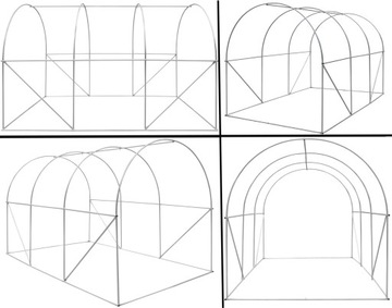 САДОВАЯ ТЕПЛИЧНАЯ ТУННЕЛЬ ДЛЯ ПОМИДОРОВ И ОВОЩЕЙ 2х3м ФОЛЬГА 6м2