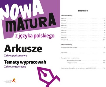 Nowa matura język polski Arkusze ZP podstawowy Wypracowania ZR GWO