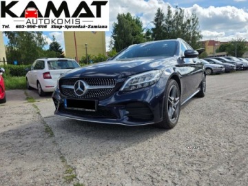 Mercedes Klasa C W205 Kombi Facelifting 2.0 220d 194KM 2019 Mercedes-Benz Klasa C Mercedes-Benz C220 CDI AMG Line Salon Pl Zamiana 2.0, zdjęcie 1
