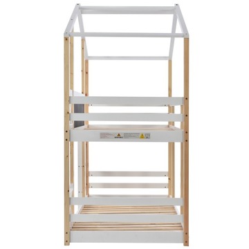 Детская кроватка Treehouse с горкой и лестницей 90 х 200 см*2