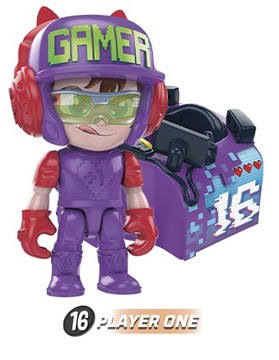 Гоночный автомобиль T-RACERS IV GLOWRACE, 8 пакетиков