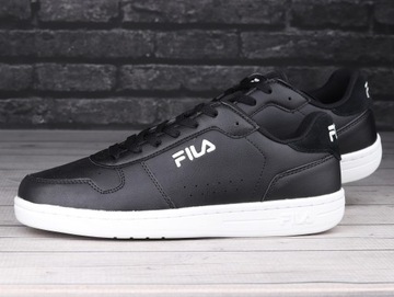 Buty, sneakersy sportowe męskie Fila NETFORCE II X CRT BLACK WHITE