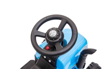 TRAKTOR NA AKUMULATOR Z PRZYCZEPĄ NIEBIESKI