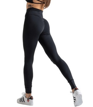 Chiara Wear - Legginsy X push-up - czarne M/L