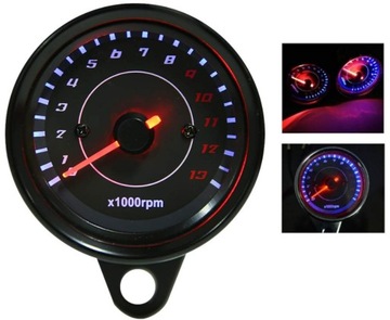 UNIWERSALNY OBROTOMIERZ MOTOCYKLOWY 60mm 13000 RPM Elektroniczny Analogowy