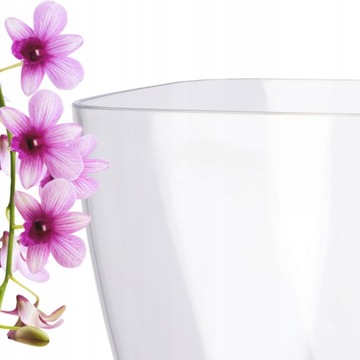 КРЫШКА ДЛЯ ОРХИДЕИ ЦВЕТОЧНЫЙ ГОРШОК ПЛАСТИКОВЫЕ РАСТЕНИЯ 12 СМ ПРОЗРАЧНЫЙ