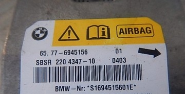 BMW 5 E60 E61 SENSOR AIRBAG AIR NÁDRŽ ULOŽENÍ