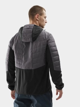 МУЖСКАЯ КУРТКА С КАПЮШОНОМ 4F СТЕГАНАЯ ПЕРЕХОДНАЯ ОСЕННЯЯ ФУНКЦИОНАЛЬНАЯ КУРТКА AW23M310