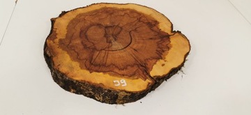 Ломтик яблока 44x40 см, дерево для стола из смолы