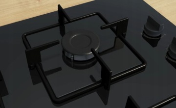 BOSCH комплект черный духовой шкаф + газовая варочная панель
