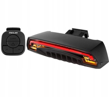 MEILAN X5 LAMPKA ROWEROWA TYLNA KIERUNKOWSKAZY USB