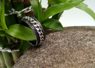 Кольцо Сингета Кольцо Благородная стальная цепь