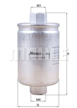 FILTR PALIVA KL 158 MAHLE BUICK CADILLAC
