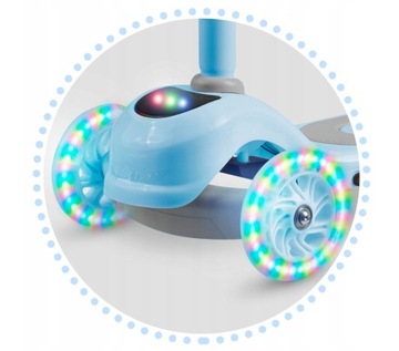 СКУТЕР ДЛЯ ДЕВОЧКИ, ТРЕХКОЛЕСНЫЙ, СВЕТЯЩИЕСЯ КОЛЕСА, СВЕТЯЩИЙСЯ СКУТЕР