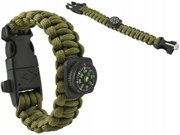 SS88 БРАСЛЕТ ВЫЖИВАНИЯ 5в1 PARACORD FIRST COMPASS