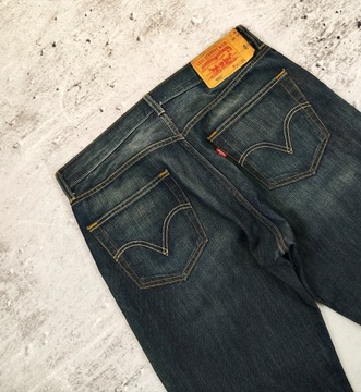 SPODNIE LEVIS STRAUSS 501 DŻINSY JEANSOWE DENIM r. 34/30