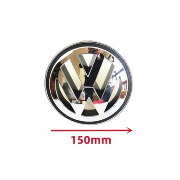 PŘEDNÍ ŠTÍTEK Z LOGO VW GOLF PASSAT TIGUAN CC