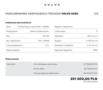 Volvo XC60 II 2026 VOLVO XC60 ULTRA T6 PLUG-IN (253 + 145KM) AWD, zdjęcie 13