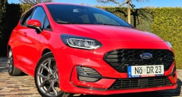 Ford Fiesta VIII Hatchback Facelifting 1.0 EcoBoost 125KM 2023 Ford Fiesta Automat, Hybryda,Niski przebieg, ze Szwajcarii Benzyna 125KM