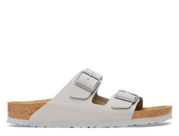 Klapki damskie szare BIRKENSTOCK ARIZONA BF STONE COIN 1027696 39