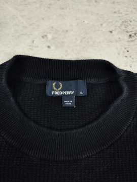 SWETER FRED PERRY MĘSKI BLUZA ELEGANCKI CASUAL r. XL