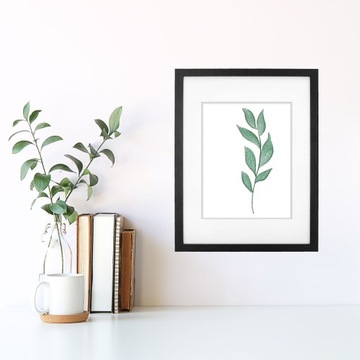 Ramka 40x50 czarna z passe-partout na zdjęcia 30x40 ramki efekt 3D