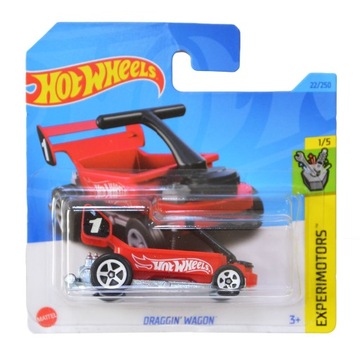 HOT WHEELS AUTO DRAGGIN WAGON RED