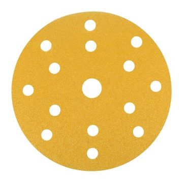 50 шт. ШЛИФОВАЛЬНЫЕ ДИСКИ, БУМАГА-ВЕЛКРО, 150 мм, 15H P220.