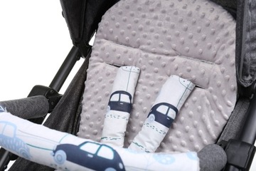 ВСТАВКА ДЛЯ КОЛЯСКИ MINKY, ДВУХСТОРОННЯЯ ХЛОПКА BABYMAM