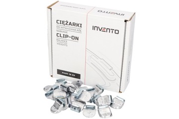 Ciężarki ołowiane nabijane 10g x 100 sztuk do felg kół stalowych ZESTAW