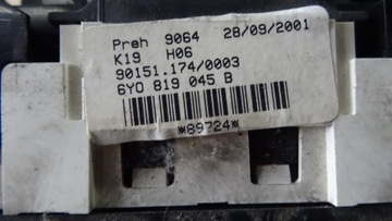 FABIA 1 I PANEL VENTILACE