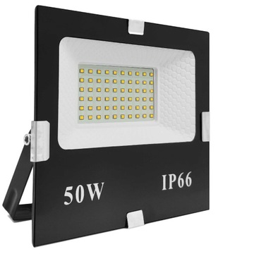 HALOGEN 50W 4020LM REFLEKTOR LAMPA LED IP66 6000K ZEWNĘTRZNY WODOODPORNY