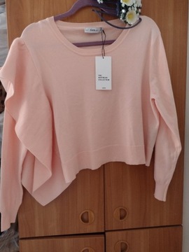 (40/L) ZARA/ Ekskluzywny sweter z Madrytu/NOWY