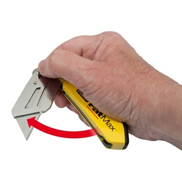 НОЖ STANLEY С ТРАПЕЦИАЛЬНЫМИ ЛЕЗВИЯМИ СКЛАДНОЙ 10-827