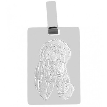 SREBRNY MEDALIK Z MATKĄ BOSKĄ PR. 925 + GRAWER GRA