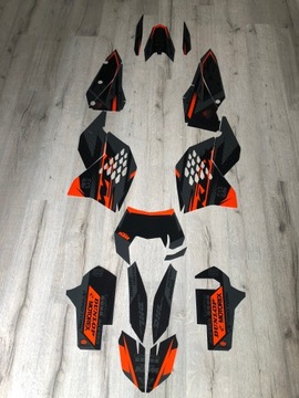 KTM EXC 08-11 okleina BLACK z ITALII CUBAMOTO