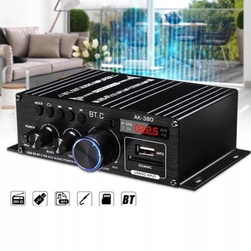 СТЕРЕОУСИЛИТЕЛЬ DC AMPLITUNER ДЛЯ ДОМА И АВТОМОБИЛЯ