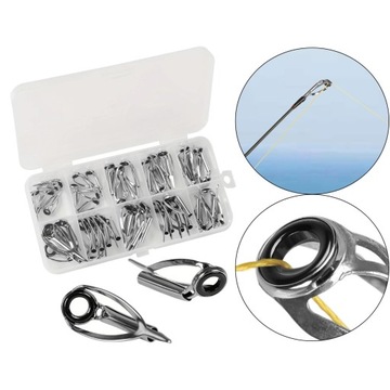 40 шт., ремонтный комплект для замены наконечника удочки, гладкий сменный наконечник удочки