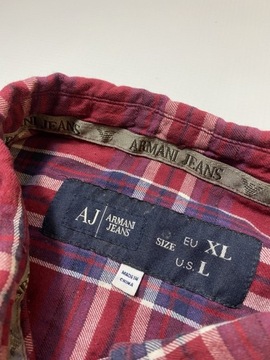 Armani JEANS ESTABLISHED 1981 AJ oryginalna KOSZULA w KRATKĘ L/XL